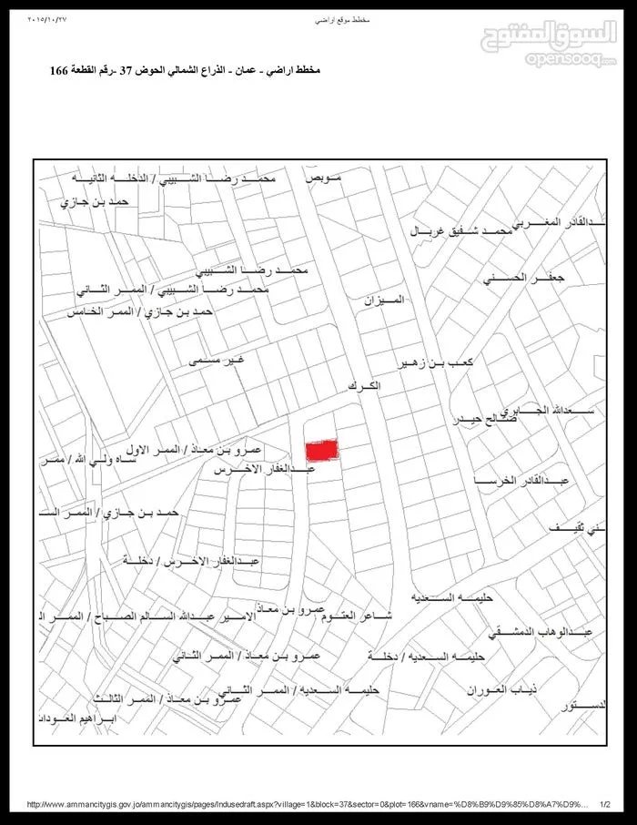 سطح خالي من البناء في الذراع الشمالي 